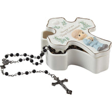 Load image into Gallery viewer, Cross Communion Rosary Box - Boy Precious Moments - Hallmark Timmins