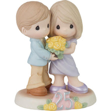 Load image into Gallery viewer, Rose Bouquet 25th Anniversary Figurine - Precious Moments - Hallmark Timmins