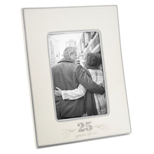 Load image into Gallery viewer, 25 Years of Us Silver Anniversary Picture Frame, 5x7