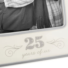 Load image into Gallery viewer, 25 Years of Us Silver Anniversary Picture Frame, 5x7
