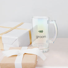 Load image into Gallery viewer, GROOM 16 OZ GLASS STEIN