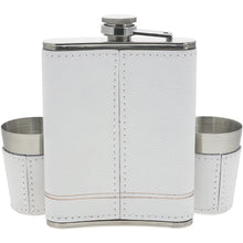 Load image into Gallery viewer, GROOM ONE 8 OZ FLASK & TWO 1.5 OZ SHOT GLASSES IN A GIFT BOX