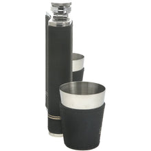 Load image into Gallery viewer, Groomsman One 8 oz Flask & Two 1.5 oz Shot Glasses in a Gift Box