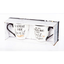 Load image into Gallery viewer, Ceramic Cup O' Java, 17 OZ., Wedding Giftset of 2
