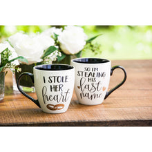 Load image into Gallery viewer, Ceramic Cup O' Java, 17 OZ., Wedding Giftset of 2