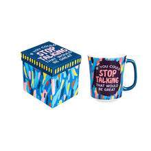 Load image into Gallery viewer, Cup of Awesome, 14oz, Stop Talking