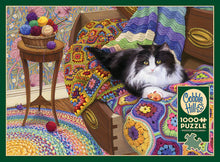 Load image into Gallery viewer, Comfy Cat - 1000 Piece Puzzle by Cobble Hill