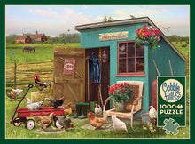 Load image into Gallery viewer, "The Happy Hen House" - 1000 Piece Cobble Hill Puzzle - Hallmark Timmins