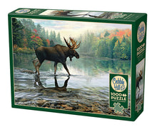 Load image into Gallery viewer, "Moose Crossing" - 1000 Piece Cobble Hill Puzzle
