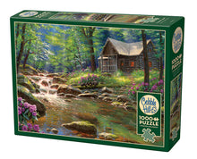 Load image into Gallery viewer, "Fishing Cabin" - 1000 Piece Cobble Hill Puzzle - Hallmark Timmins