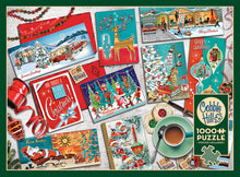 Load image into Gallery viewer, Mid Mod Season's Greetings - 1000 Piece Puzzle by Cobble Hill
