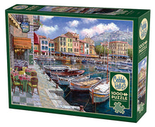 Load image into Gallery viewer, Cafe in Cassis - 1000 Piece Puzzle by Cobble Hill