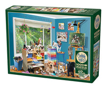 Load image into Gallery viewer, Studio Pups - 1000 Piece Puzzle by Cobble Hill