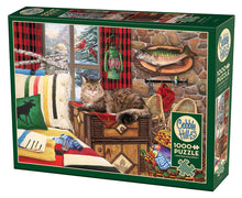 Load image into Gallery viewer, Lodge Cat - 1000 Piece Puzzle by Cobble Hill
