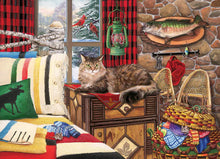 Load image into Gallery viewer, Lodge Cat - 1000 Piece Puzzle by Cobble Hill