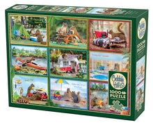 Load image into Gallery viewer, Squirrels on Vacation - 1000 Piece Puzzle by Cobble Hill