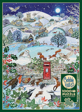 Load image into Gallery viewer, Village on a Winter Night - 1000 Piece Puzzle by Cobble Hill