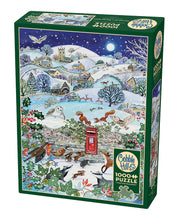 Load image into Gallery viewer, Village on a Winter Night - 1000 Piece Puzzle by Cobble Hill