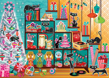 Load image into Gallery viewer, Christmas Cats - 1000 Piece Puzzle by Cobble Hill - Hallmark Timmins