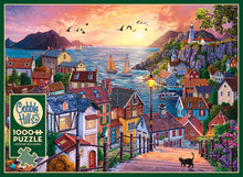 Load image into Gallery viewer, Coastal Town At Sunset - 1000 Piece Puzzle by Cobble Hill - Hallmark Timmins