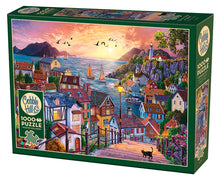Load image into Gallery viewer, Coastal Town At Sunset - 1000 Piece Puzzle by Cobble Hill - Hallmark Timmins