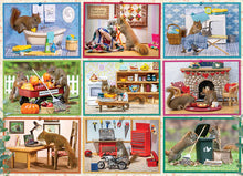 Load image into Gallery viewer, Squirrels At Home - 1000 Piece Puzzle by Cobble Hill