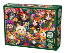 Load image into Gallery viewer, Blooming Whiskers - 1000 Piece Puzzle by Cobble Hill