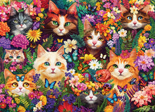 Load image into Gallery viewer, Blooming Whiskers - 1000 Piece Puzzle by Cobble Hill