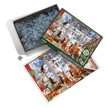 Load image into Gallery viewer, Christmas Visitors - 1000 Piece Puzzle by Cobble Hill