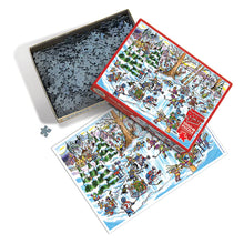Load image into Gallery viewer, Hockey Town - 1000 Piece Puzzle by Cobble Hill