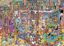 Load image into Gallery viewer, Doodle Town: Bookshop Bedlam - 1000 Piece Puzzle by Cobble Hill