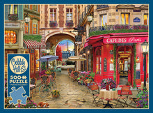 Load image into Gallery viewer, "Cafe Des Paris" - 500 Piece Cobble Hill Puzzle