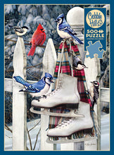 Load image into Gallery viewer, Birds With Skates - 500 Piece Puzzle by Cobble Hill - Hallmark Timmins
