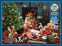 Load image into Gallery viewer, Christmas Puppies - 500 Piece Puzzle by Cobble Hill - Hallmark Timmins