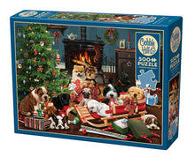 Load image into Gallery viewer, Christmas Puppies - 500 Piece Puzzle by Cobble Hill - Hallmark Timmins