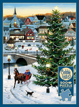 Load image into Gallery viewer, Village Tree - 500 Piece Puzzle by Cobble Hill