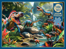 Load image into Gallery viewer, Prehistoric Beasts - 500 Piece Puzzle by Cobble Hill