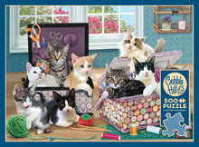 Load image into Gallery viewer, Crafty Kittens - 500 Piece Puzzle by Cobble Hill