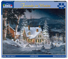 Load image into Gallery viewer, Friends in Winter - 1000 Piece Puzzle by White Mountain