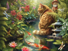 Load image into Gallery viewer, Koi Cat - Easy Handling 275 Piece Puzzle by Cobble Hill