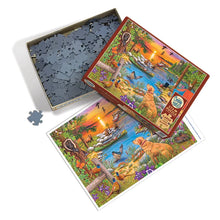 Load image into Gallery viewer, Camping at Sunset Cove - Easy Handling 275 Piece Puzzle by Cobble Hill