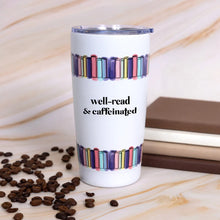 Load image into Gallery viewer, Well-Read 20 oz Travel Tumbler