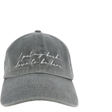 Load image into Gallery viewer, Book Down Gray Adjustable Hat