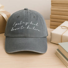 Load image into Gallery viewer, Book Down Gray Adjustable Hat