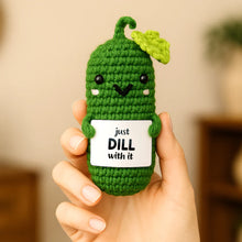 Load image into Gallery viewer, Pickle Crocheted Mini - Little Pick Me UP