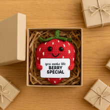 Load image into Gallery viewer, Strawberry Crocheted Mini - Little Pick Me Up