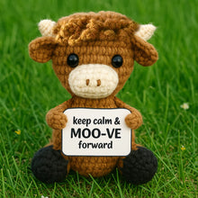 Load image into Gallery viewer, Highland Cow Crocheted Mini - Little Pick Me UP