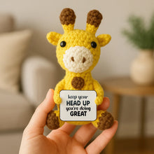 Load image into Gallery viewer, Giraffe Crocheted Mini - LITTLE PICK ME UP