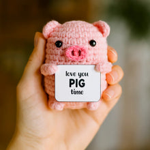 Load image into Gallery viewer, Pig Crocheted Mini - Little Pick Me Up
