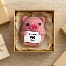 Load image into Gallery viewer, Pig Crocheted Mini - Little Pick Me Up